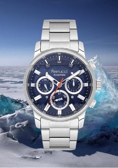 Ferrucci Fcf 0625 03573m.04 Erkek Kol Saati Metalik Gri