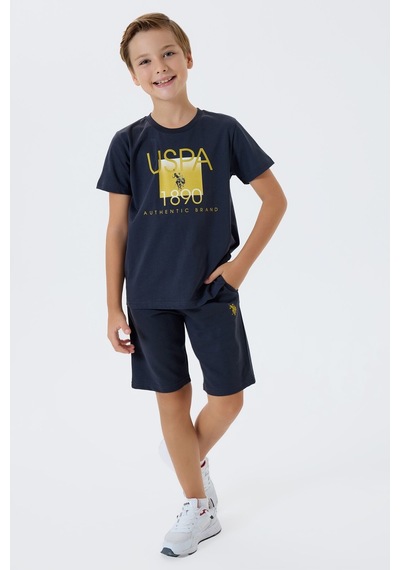U.s. Polo Assn. Erkek Çocuk Siyah Bermuda Takım 5274-49791 Siyah