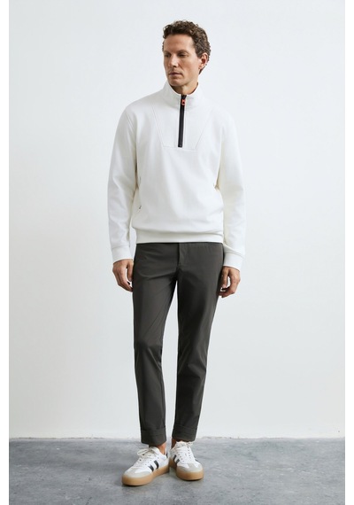 Lufian Wyatt Erkek Sweatshirt Kırık Beyaz Kırık Beyaz 112030206100510