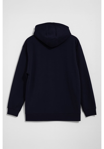 Kadın Kapüşonlu Cepli Sweatshirt Çok Renkli