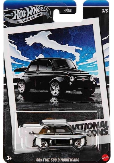 Hot Wheels Silver Series '60s Fiat 500 D Modificado Jby88 Çok Renkli