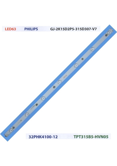 Philips Uyumlu 32Phk4100/12 Gj-2K15D2 Lb32067 V01  Led Bar Takımı