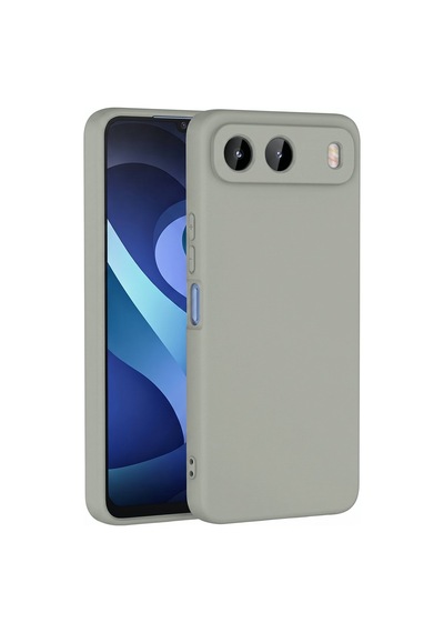 Caseonn Tecno Spark 40 5g Kılıf Kamera Korumalı Mikrofiber Astarlı Lansman Gri