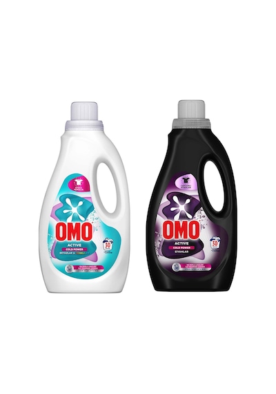 Omo Sıvı Deterjan 1500 Ml Beyazlar-renkliler Ve Siyahlar 2 Li Set 1500 ML
