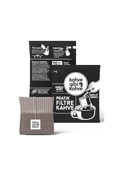 Kahve Gibi Kahve Salla Demle Filtre Kahve Güçlü Paket 36'lı