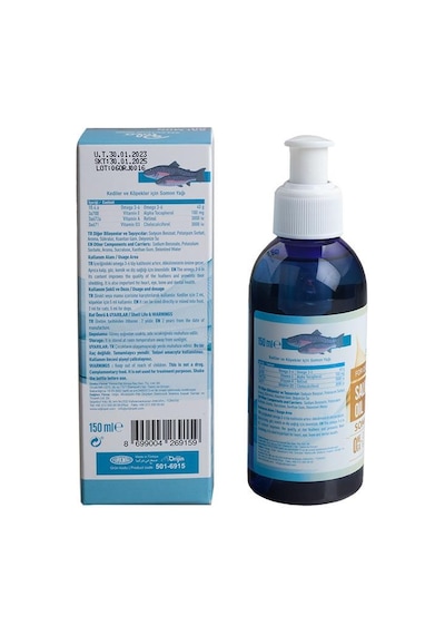 Polo Kedi Köpek İçin Somon Yağı 150 ML