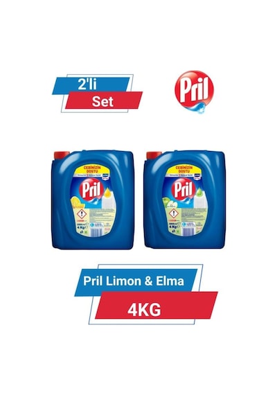 Pril Elma&limon 4kg 2'li Set set-hnkdtj-5203-6152