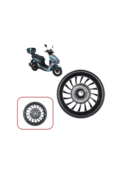 Kuba Pesaro 50-x / 125-x Arka Jant Siyah