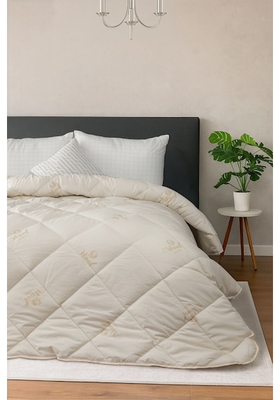 Favora Yün Tek Kişilik Yorgan 155x215 Beyaz