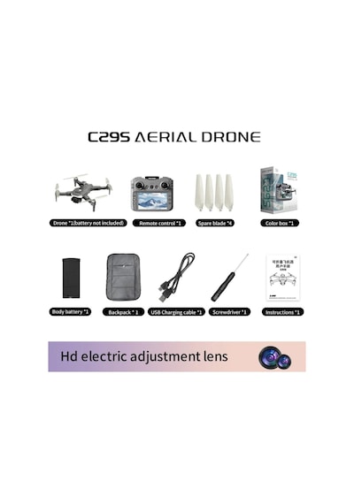 Gps Li Drone Ekranlı Uzaktan Kumanda App Destekli Quadcopter Brushless Motor 4k Kamera