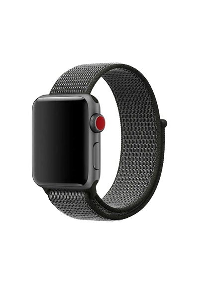 E2m Apple Uyumlu  Watch 42-44mm Krd-03 Hasır Grı Kordon
