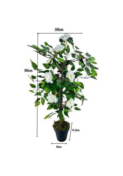 Yapay Ağaç Beyaz Nilüfer Ağacı 90cm
