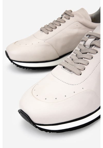 Valmenti Erkek Hakiki Deri Kırık Beyaz Sneakers & Spor Ayakkabı 99 C3924 Erk Ayk Y26 Off Whıte