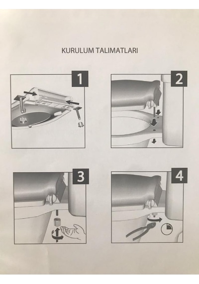 Klozet Kapağı Beyaz
