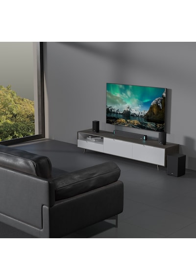 Mıkado Md-sbt35 160w 5+1 Masaüstü Bt/aux/usb/hdmı/optıcal Soundbar Siyah Kasa Ev Sinema Sistemi 1923