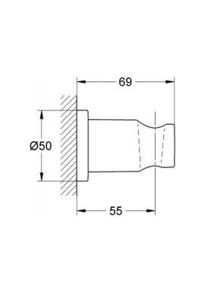 Grohe Rainshower El Duşu Askısı - 27074000 Krom