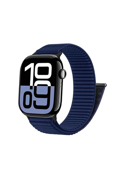 Apple Watch İle Uyumlu Nylon Loop Velcro Kumaş Kordon Yumuşak Dokuma, Nefes Alabilen, Ayarlanabilir Cırt Cırtlı, Ultra Hafif Kayış Çok Renkli