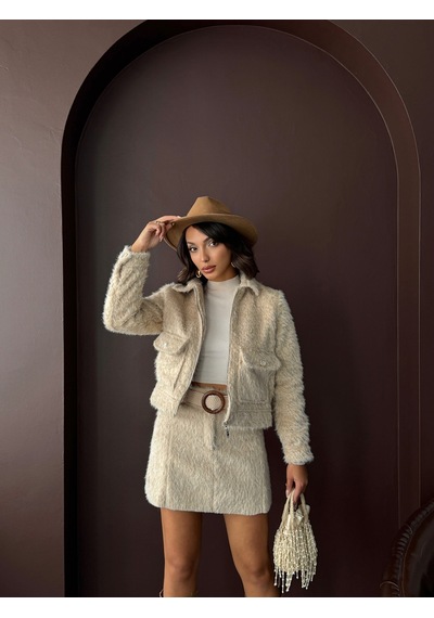 Verymoda F 1984 Kemerli Etek Taş