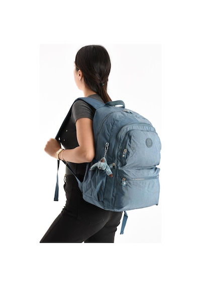 Baginn Unisex Kadın Sırt Çantası Gümlük Kullanıma Uygun Büyük Boy Seyahat Çantası 43 30 Cm Okul Çantası Mavi