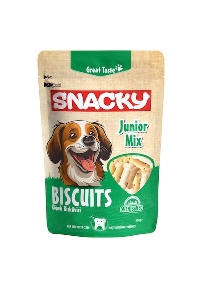 Junior Mix Fırınlanmış Köpek Bisküvisi 200 Gr Köpek Ödülü