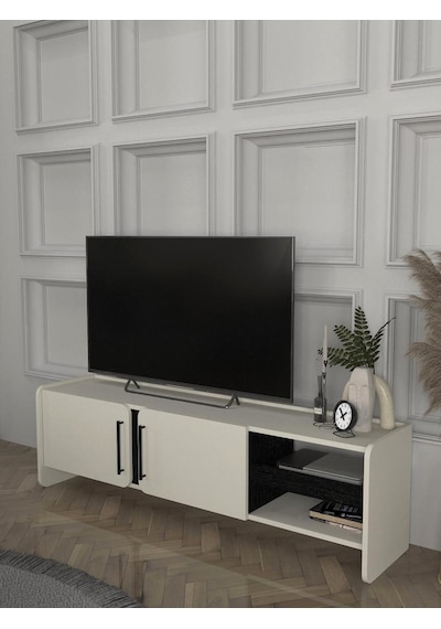 Venera Tv Sehpası Kumtaşı - Senkronsiyah 150 Cm Safir