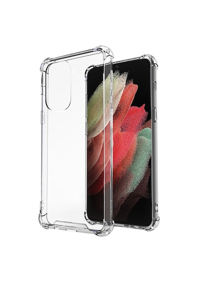 Zore Galaxy S24 Fe Uyumlu Kılıf Msra Nitro Anti Shock Silikon-şeffaf Şeffaf