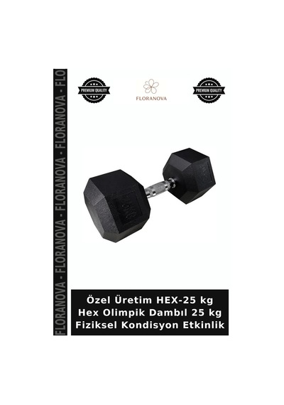 Özel Üretim Hex-25 Kg Hex Olimpik Dambıl 25 Kg Fiziksel Kondisyon Etkinlik Diğer