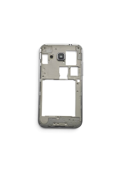 G360 Core Prime 3g Orta Kasa G360 Çift Hatlı Uyumlu Orta Kasa Çerçeve + Ses Açma Tuş Plastik Ve Kamera Camı Gri