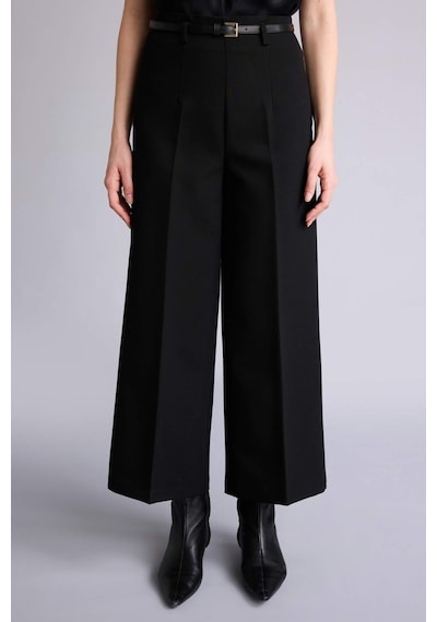 Defacto Culotte Yüksek Bel Pantolon E7242AX25SP Siyah