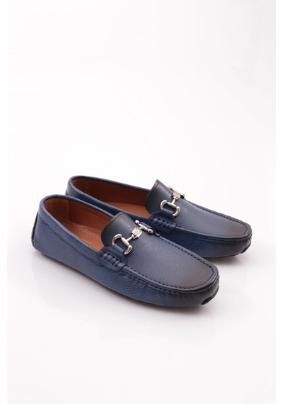 Dgn 1010 Erkek Metal Aksesuarli Comfort Ayakkabi 1010-2531-R18475 Mavi