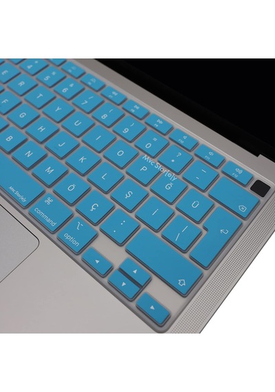 Türkçe Q Klavye Koruyucu Macbook Air 13 A1932 A2179 A2337 M1 Uyumlu Uk Iso Ters L Enter Ult