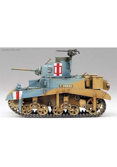 Academy 13270 1/35 Ölçek, British M3 Stuart Honey Tankı, Plastik Model Kiti-51234
