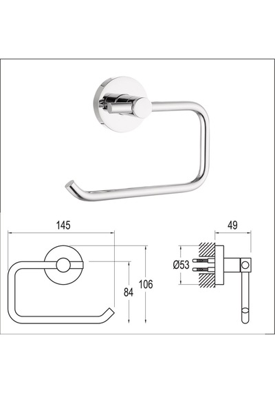 Kale D100 Banyo Aksesuar Seti 5 Parça Kaliteli Set 7517799055 Krom