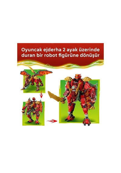Dönüşen Ejderha Robotu 71868 Standart