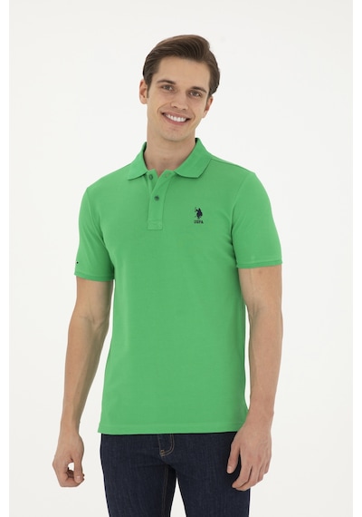 U.S. Polo Assn. Erkek Yeşil Basic Tişört 50279613-VR020