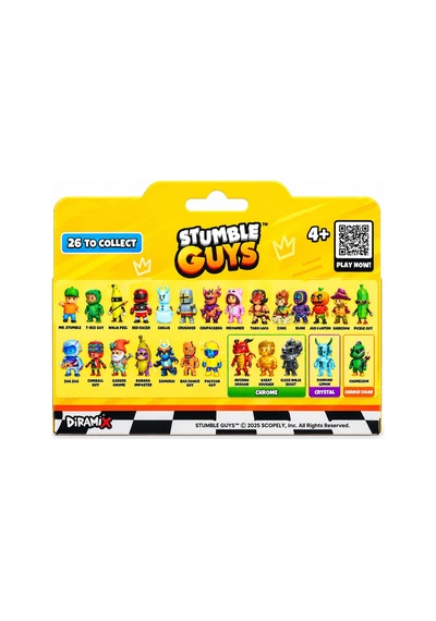 Stumble Guys Üç Boyutlu Üç Parça Mini Figür Set 3
