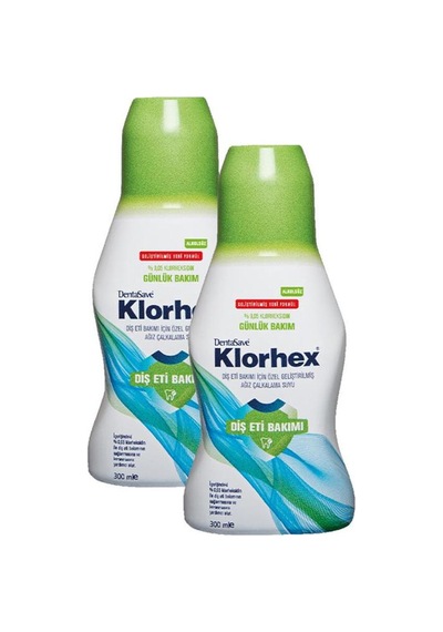 Klorhex Günlük Bakım Ağız Çalkalama Suyu 300 Ml X 2 37533213