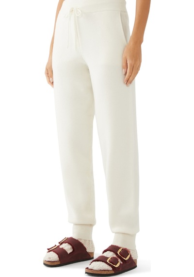 Loulou Studio Lüks Kaşmir Pantolon Ivory