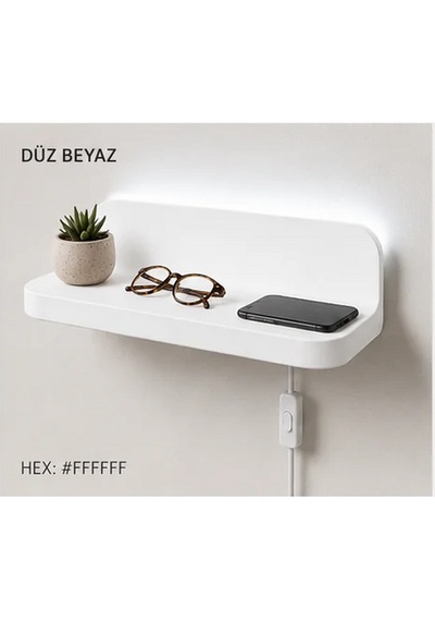 Wall Shelf Light Beyaz