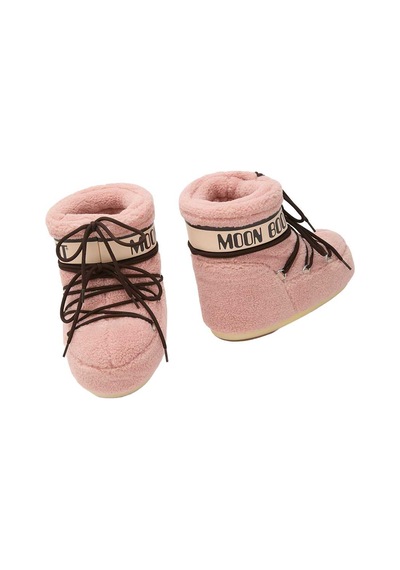 J001 Pink Gum Bot Kadın 80d1409700 Moon Boot Icon Low Fleece 36-41 Pembe