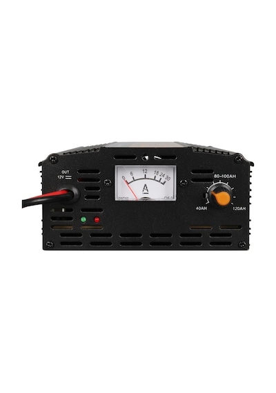 Ma-1220a 12v Şarj Redresörü Akıllı Akü Şarj Cihazı Analog Amper Göstergeli-ayarlı Otomatik 20 A