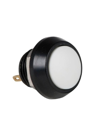 Çin Dc184-by ,kontak-1a Beyaz Yaylı M12 Buton