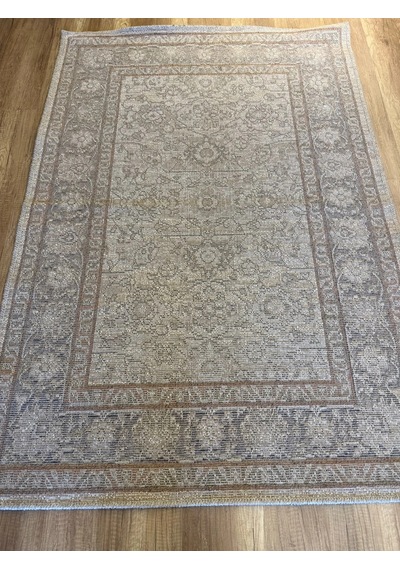 Luxess Halı Alpaca 1191 Bej Eskitme Desenli Makine Halısı Çok Renkli