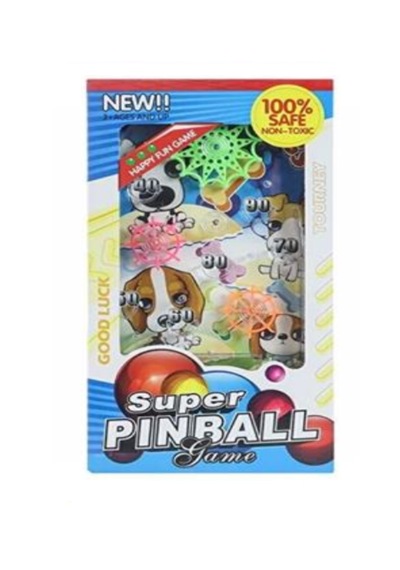 Süper Mini Pinball Oyunu Çarklı Puanlı 2 İn 1 Eğlenceli Pinbol Oy