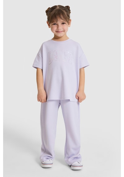 U.s. Polo Assn. Kız Çocuk Lila Tişört 50325722-vr034