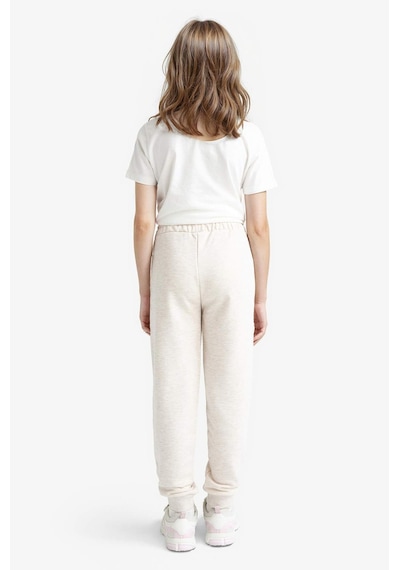 Defacto Kız Çocuk Standart Fit Basic Düz Beli Lastikli Jogger Eşofman Altı Y1226a625aubg667 Bej