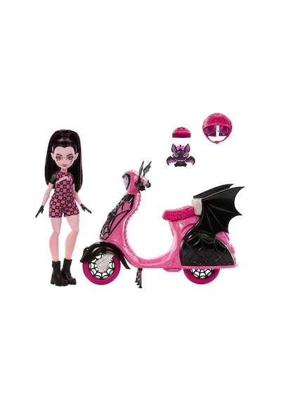 Jdr61 Monster High Vamptastic Scooter Draculaura Standart
