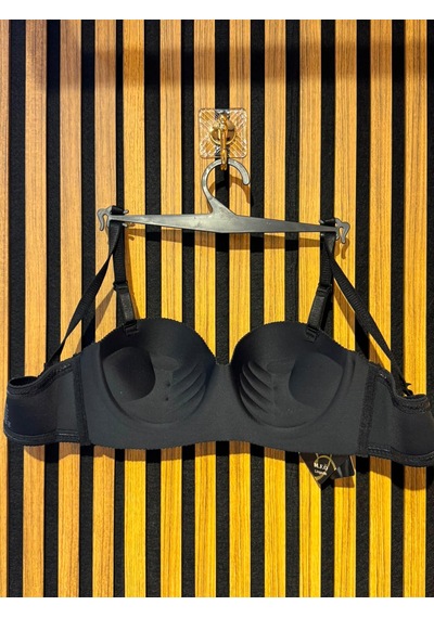 101Dzyn Ö.m.f Lingerie Kadın Fitilli Lazer Kesim Dikişsiz Balensiz Avuç İçi El Dolgulu Push Up Sütyen Koyu Siyah 101Dzyn Ö.m.f Lingerie Kadın Fitilli Lazer Kesim Dikişsiz Balensiz Avuç İçi El Dolgulu Push Up Sütyen Koyu Siyah