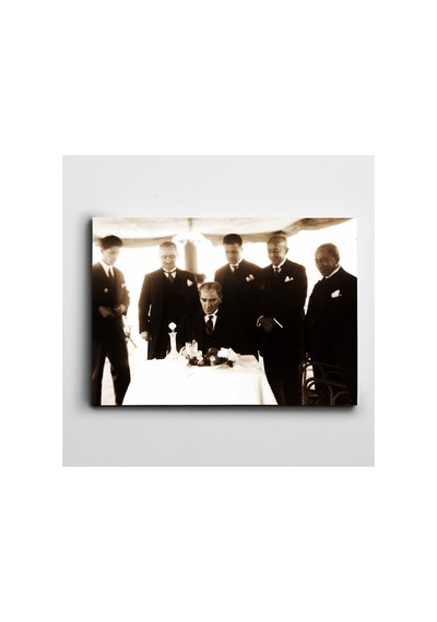 Atatürk İstanbul 1927 Kanvas Tablo