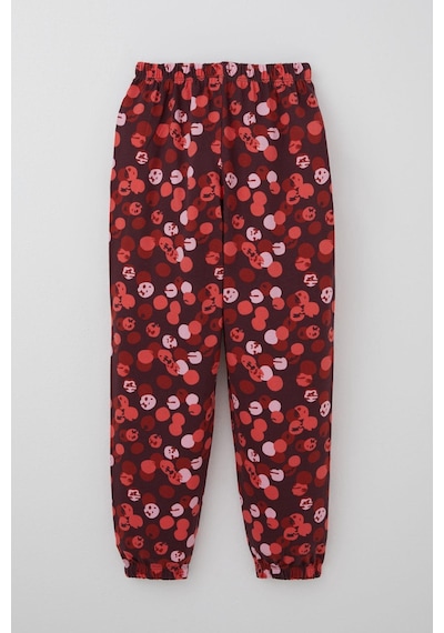 Breeze Kız Çocuk Pijama Takımı Neşeli Benekler Desenli 4-8 Yaş, Mürdüm Mürdüm